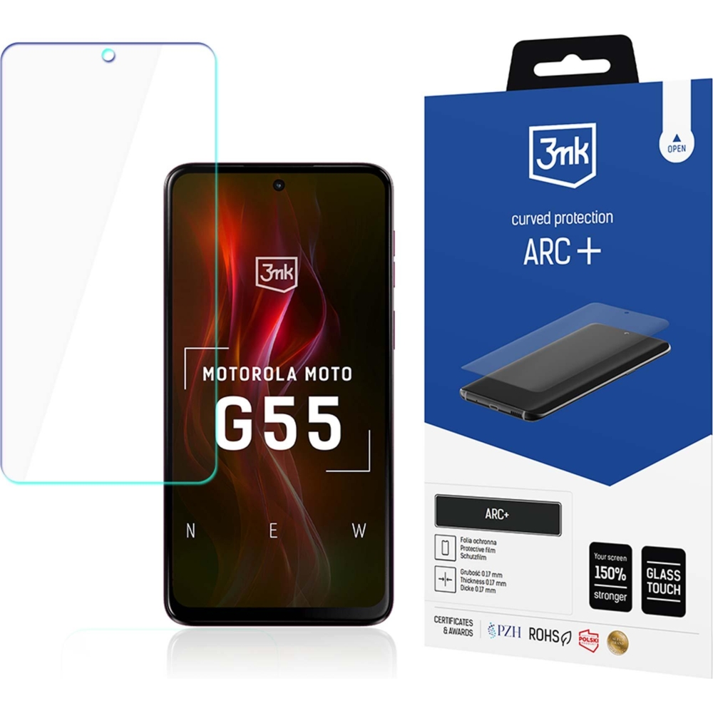 Ochronna folia na ekran 3mk ARC+™ do Motorola Moto G55 5G